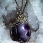 Amethyst & Peridot Pendant