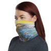 Rainbow Wave Watercolor Neck Gaiter/Face Mask - Image 2