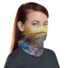 Rainbow Wave Watercolor Neck Gaiter/Face Mask - Image 3