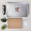 Tranquil Turtle Watercolor Bubble-free Stickers - Image 2