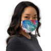 Rainbow Manifesting Nebula Watercolor Face Mask - Image 2