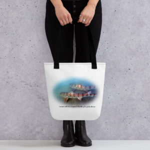 Graceful Leopard Sharks of La Jolla Shores Tote bag