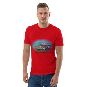 Magical Turtle and Leopard Sharks of La Jolla Shores Unisex Organic Cotton T-shirt